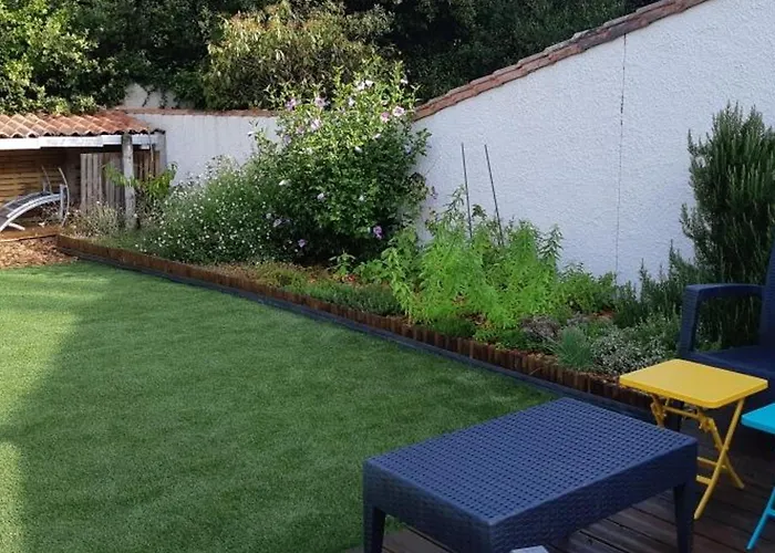 בית נופש Maison Paisible Proche Plage, Moderne, Jardin Et Parking Prive - Fr-1-323-482 סן ז'אן דה מון